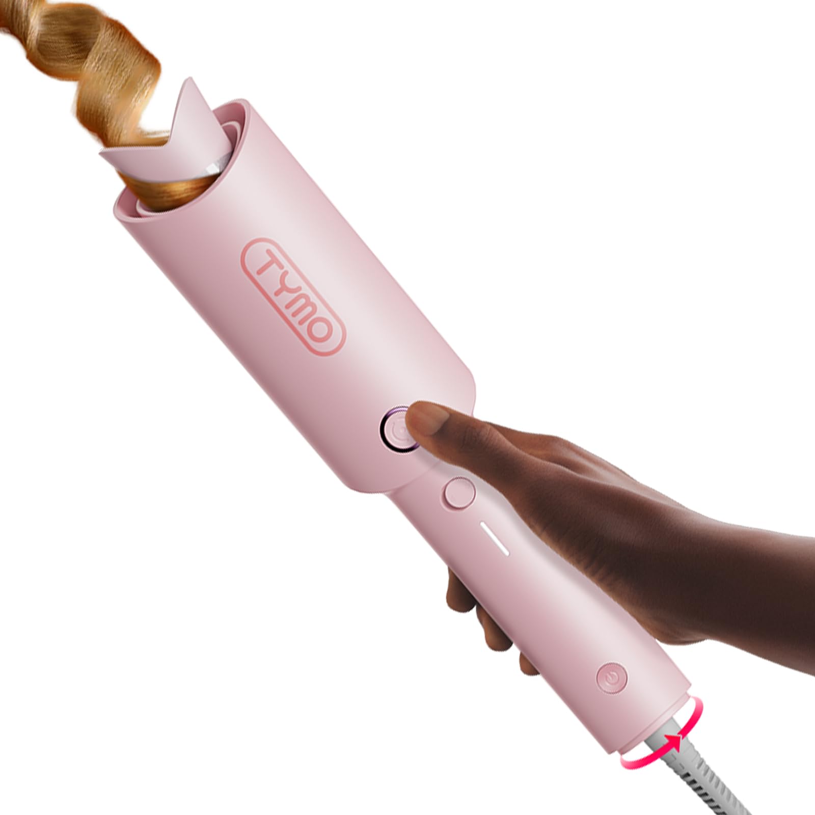 TYMO CURLPRO beach waves wand creating effortless beachy curls