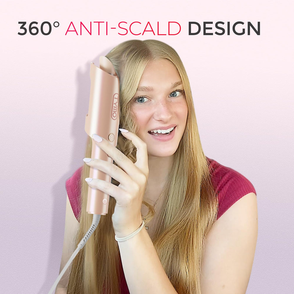 TYMO CURLPRO-peach-color adds stylish flair to your grooming kit.