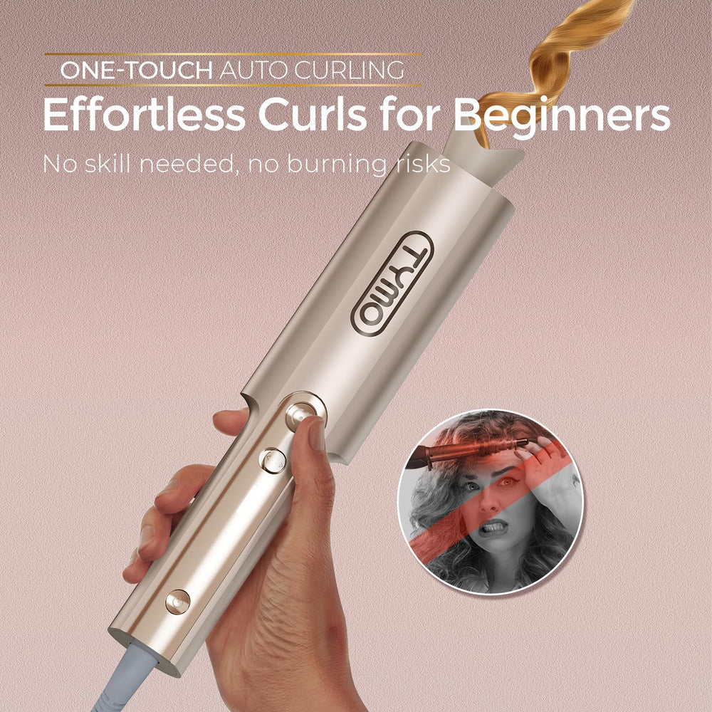 TYMO CurlPro Plus dual heaters speed up styling for busy mornings.