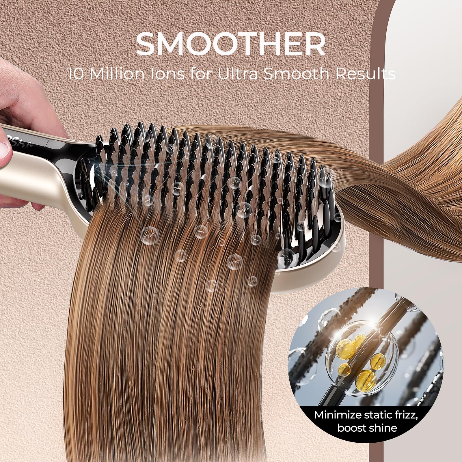 tymo ergonomic anti-scald design for safe styling from any angle