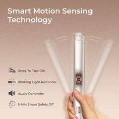TYMO flat iron LED display shows precise temperature control