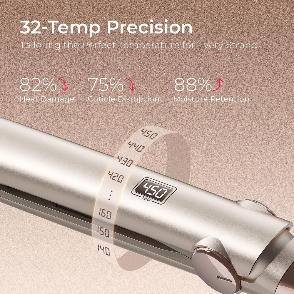 TYMO flat iron auto-shut-off enhances styling safety