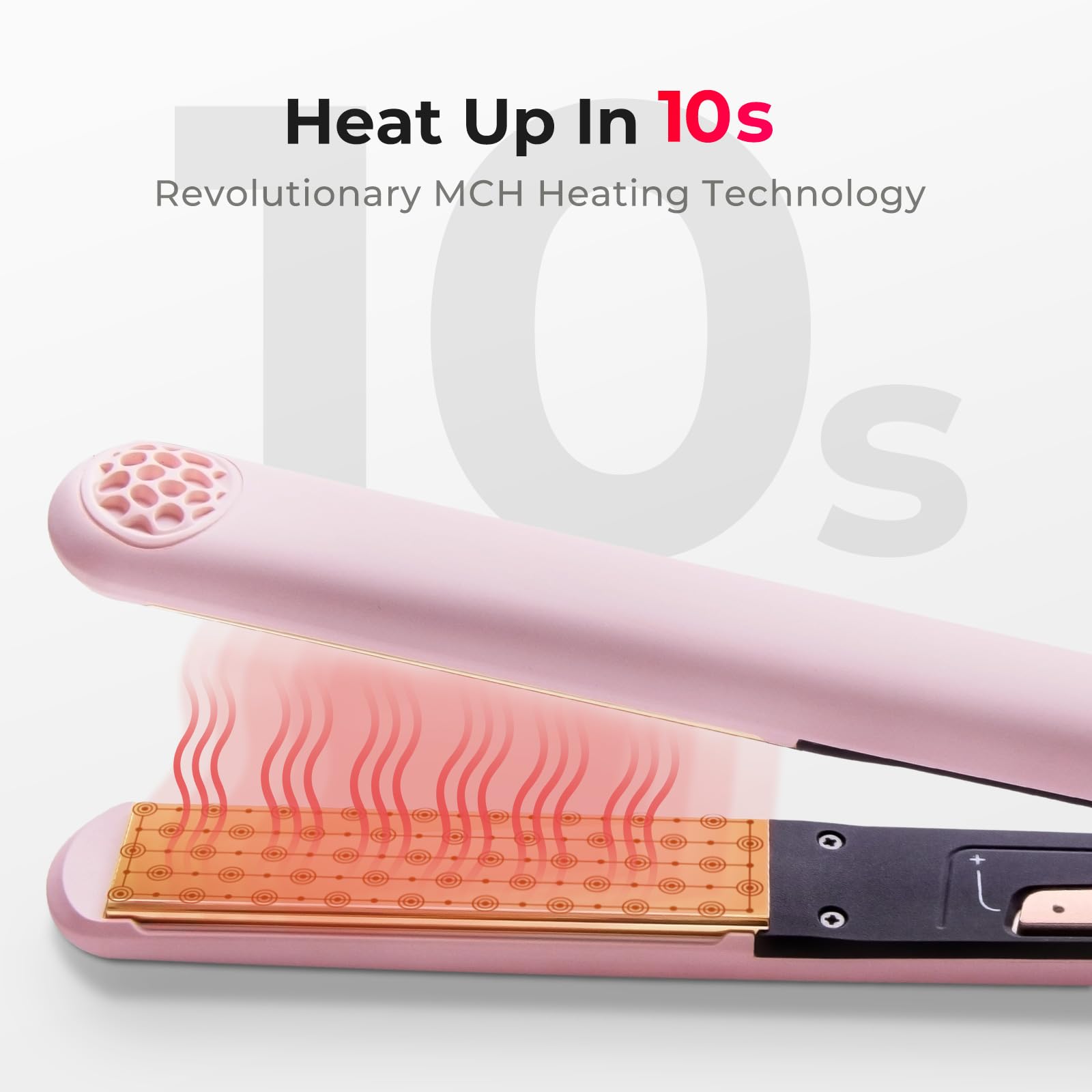 TYMO flat iron Sway On auto-off feature improves safety during styling.