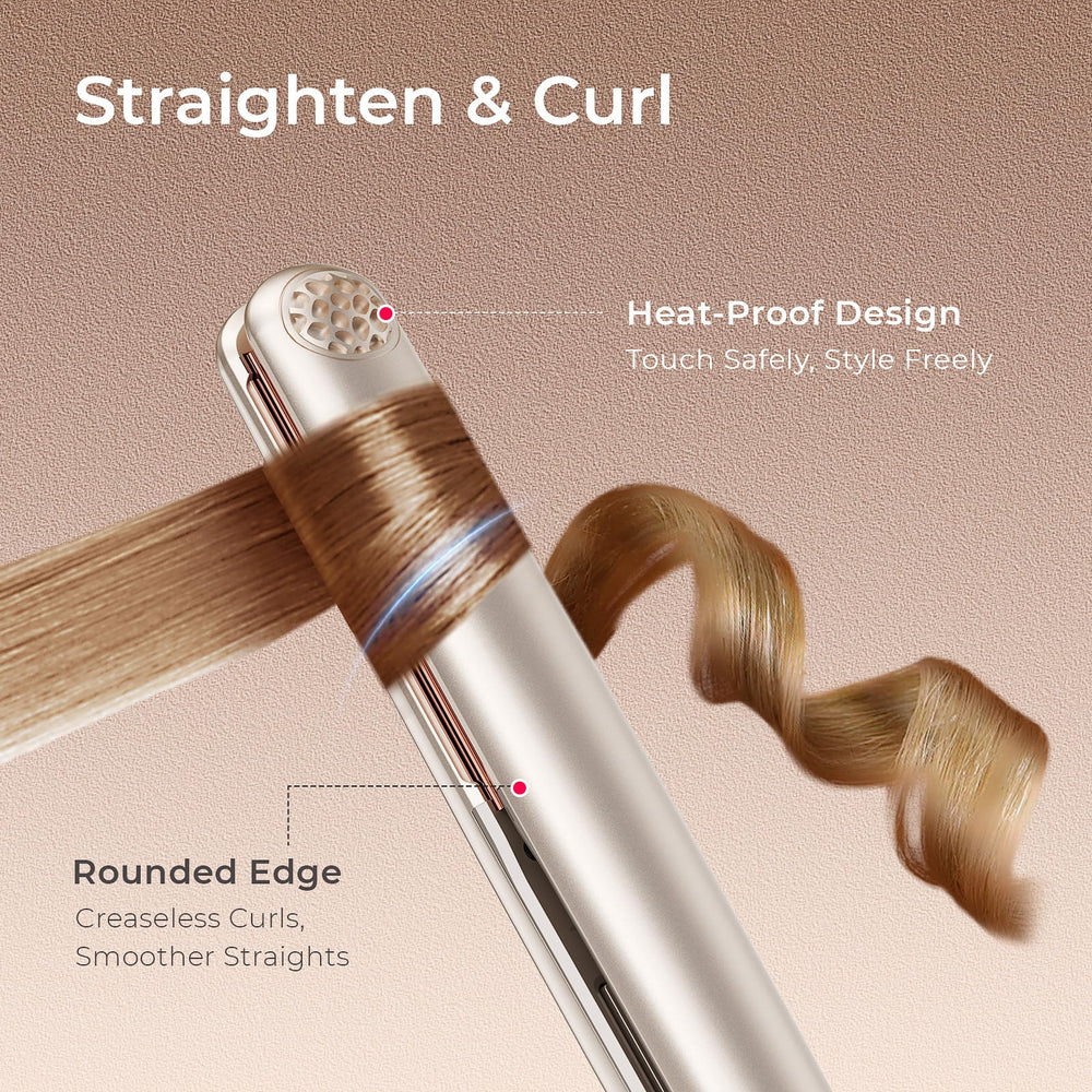 TYMO flat iron universal voltage makes it travel-ready worldwide