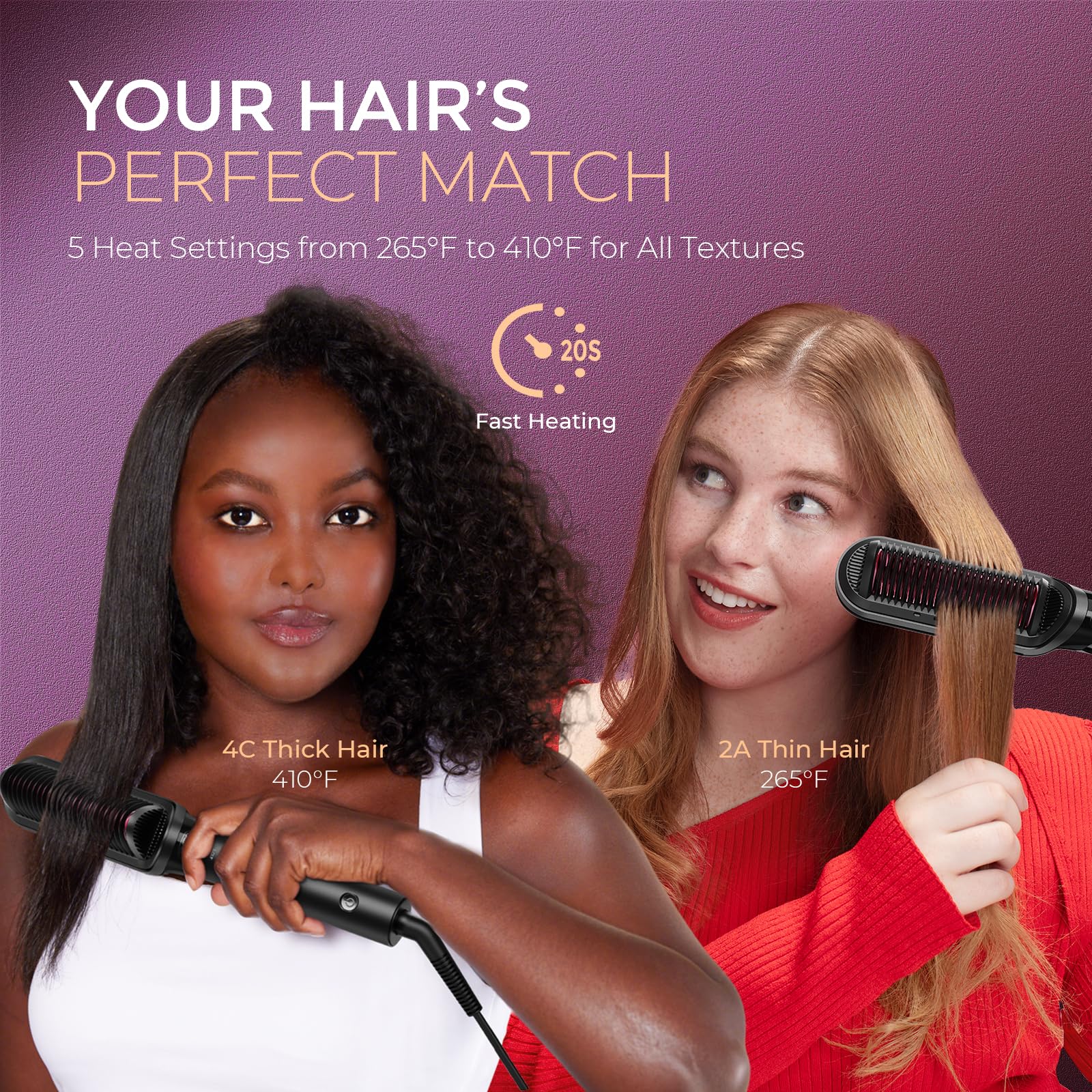 TYMO FlipPro keratin-coated ceramic plates highlight protective hair materials