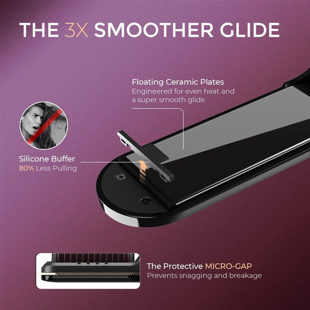 TYMO FlipPro T-Gloss keratin teeth with T-Sensor tech close-up