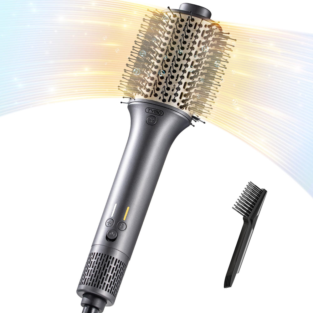 TYMO hair dryer brush 110k RPM motor for fast, efficient drying