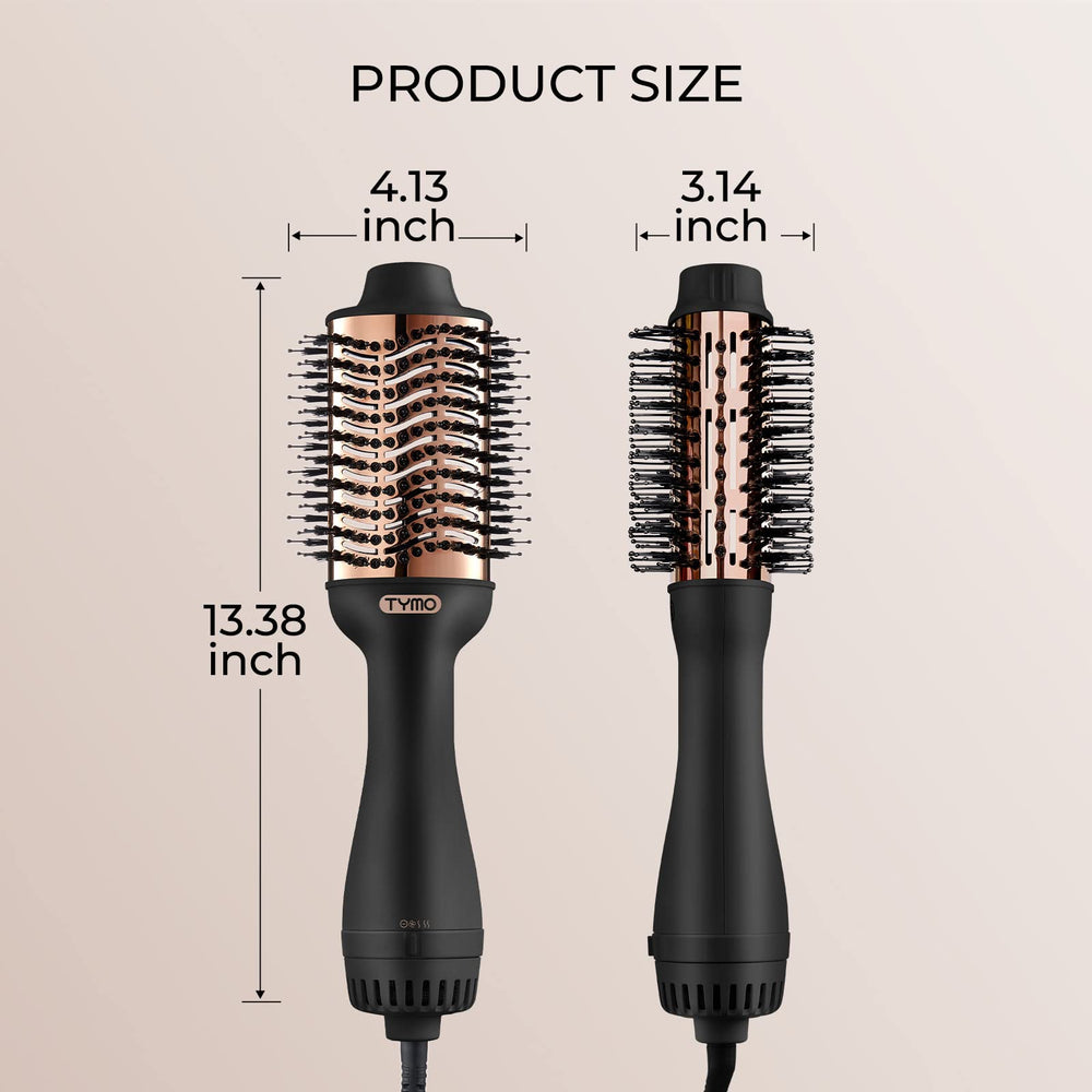 TYMO lightweight hair dryer brush design for comfortable one-handed use