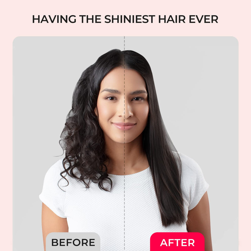 TYMO Pink Volumizer patent bristle design enabling close-root contact and lift.