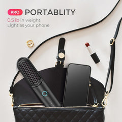 TYMO Porta Pro ionic technology adds shine and smoothness.