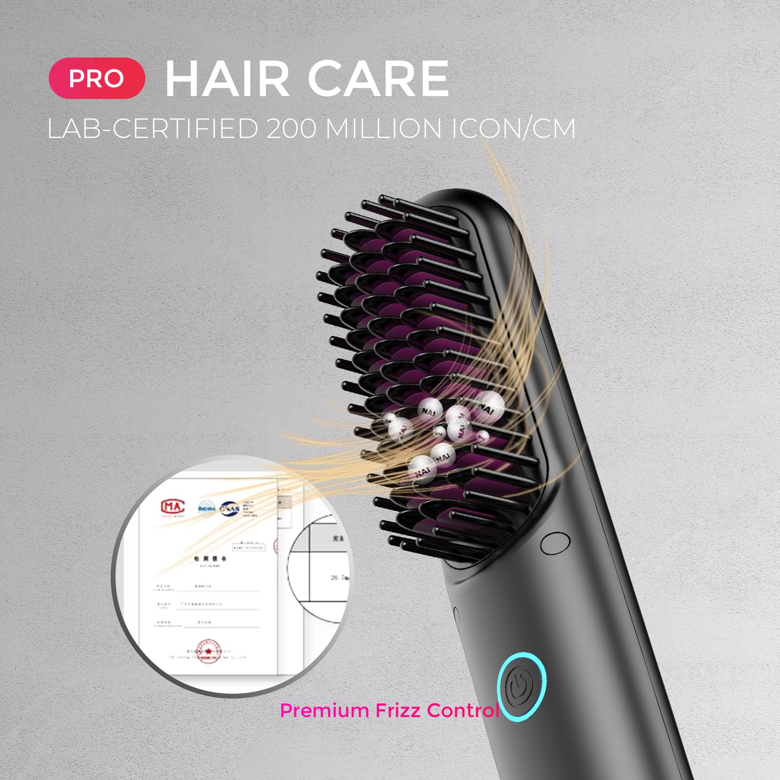 TYMO Porta Pro sleek black finish complements modern grooming routines.