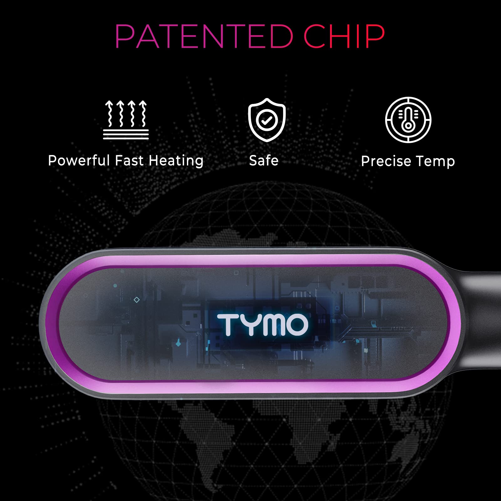 TYMO Ring anti-scald-design offers safe, comfortable styling.