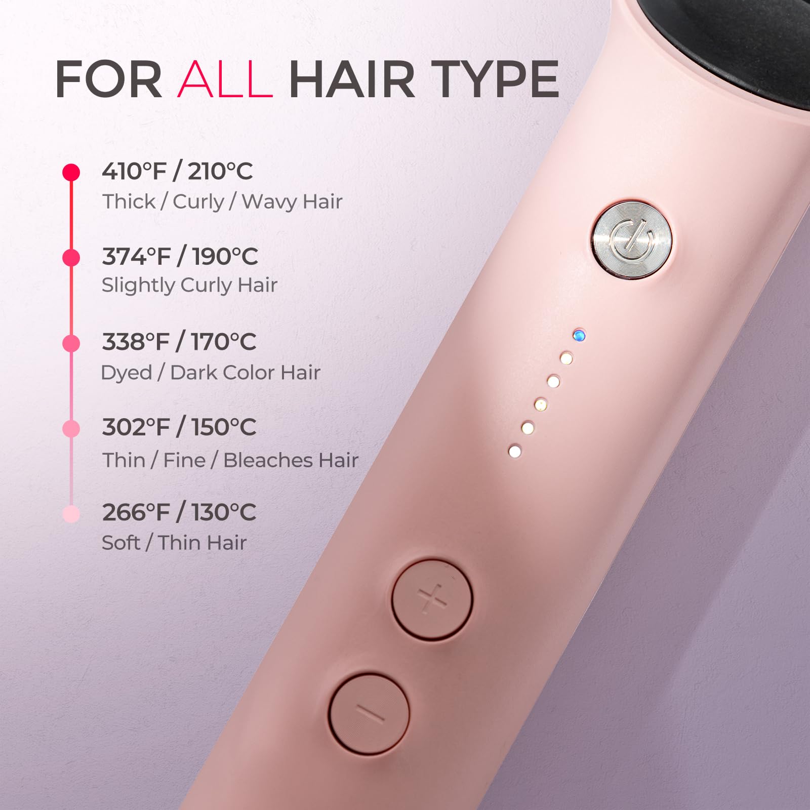 TYMO Ring Hair Straightener Brush in-use demonstration for fast, even straightening