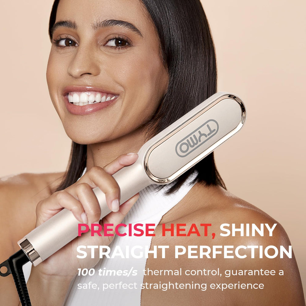 TYMO Ring Hair Straightener Comb anti-scald frame for safe styling