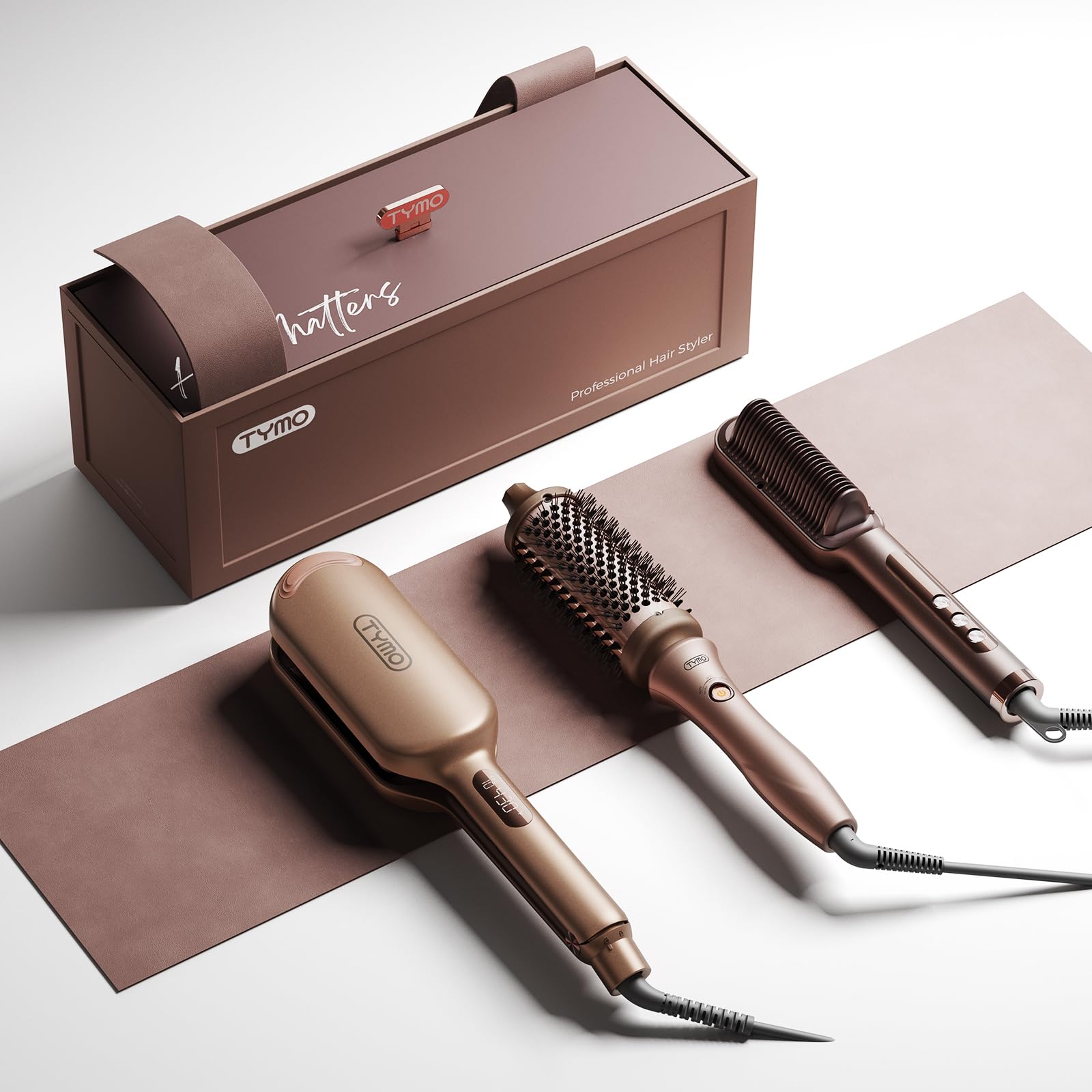 TYMO ROVY hair crimper wave curling iron for versatile beachy waves.