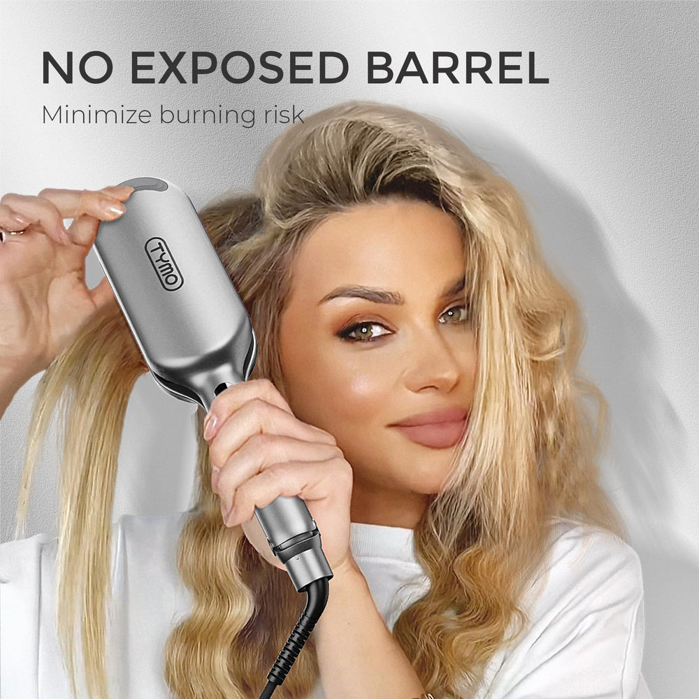 TYMO ROVY grey styling tool on dresser for sleek ready-to-use vibes.