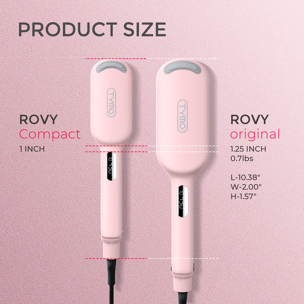 TYMO ROVY ceramic coating ensures a smooth glide and frizz control.
