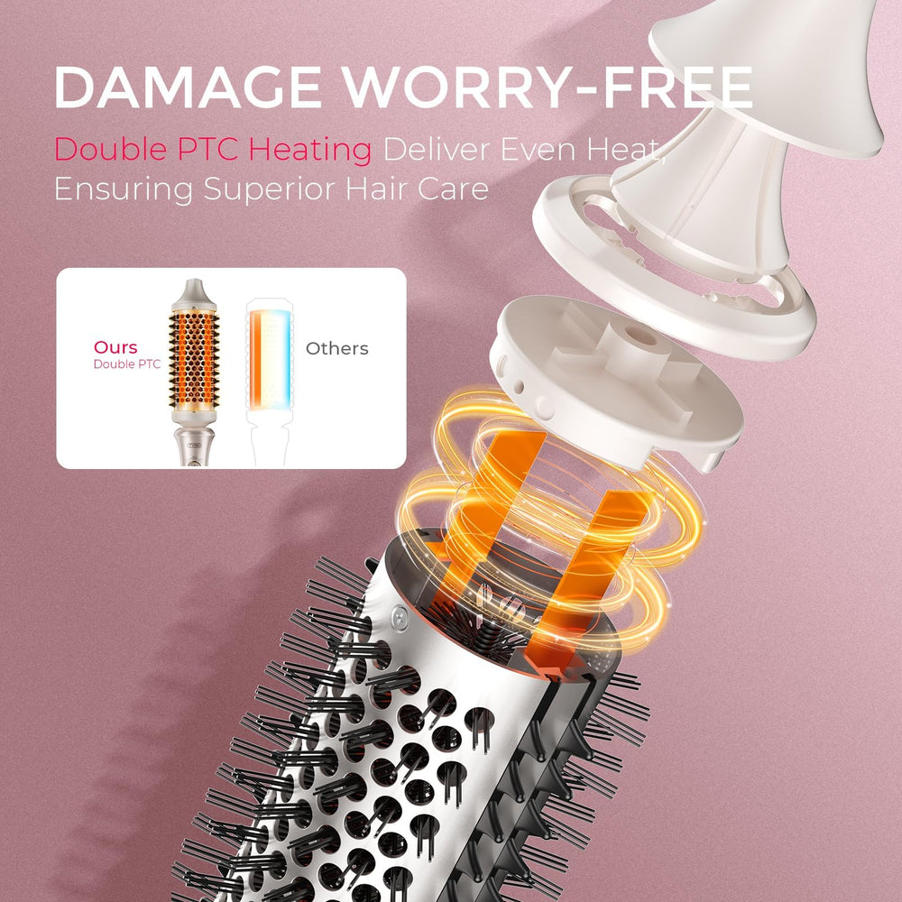 TYMO Stylux multi-look styling supports straightening, loose curls, and voluminous blowouts