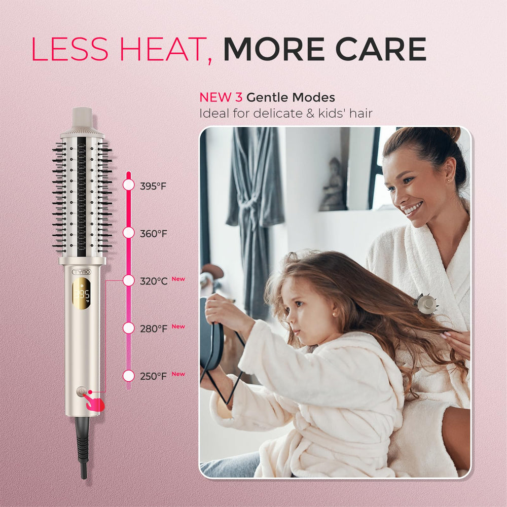 TYMO Stylux Pro five temperature settings for different hair types