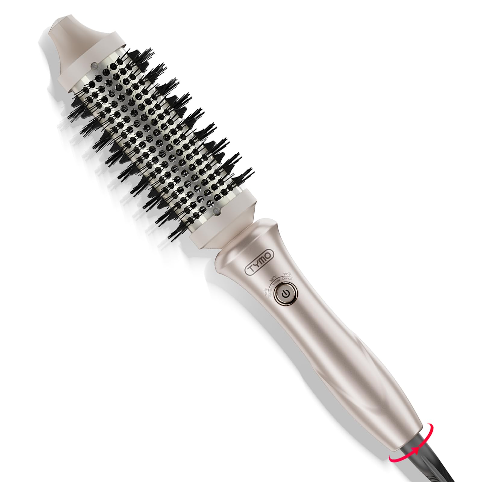 TYMO Stylux 1.5in barrel close-up for smooth styling with even heat