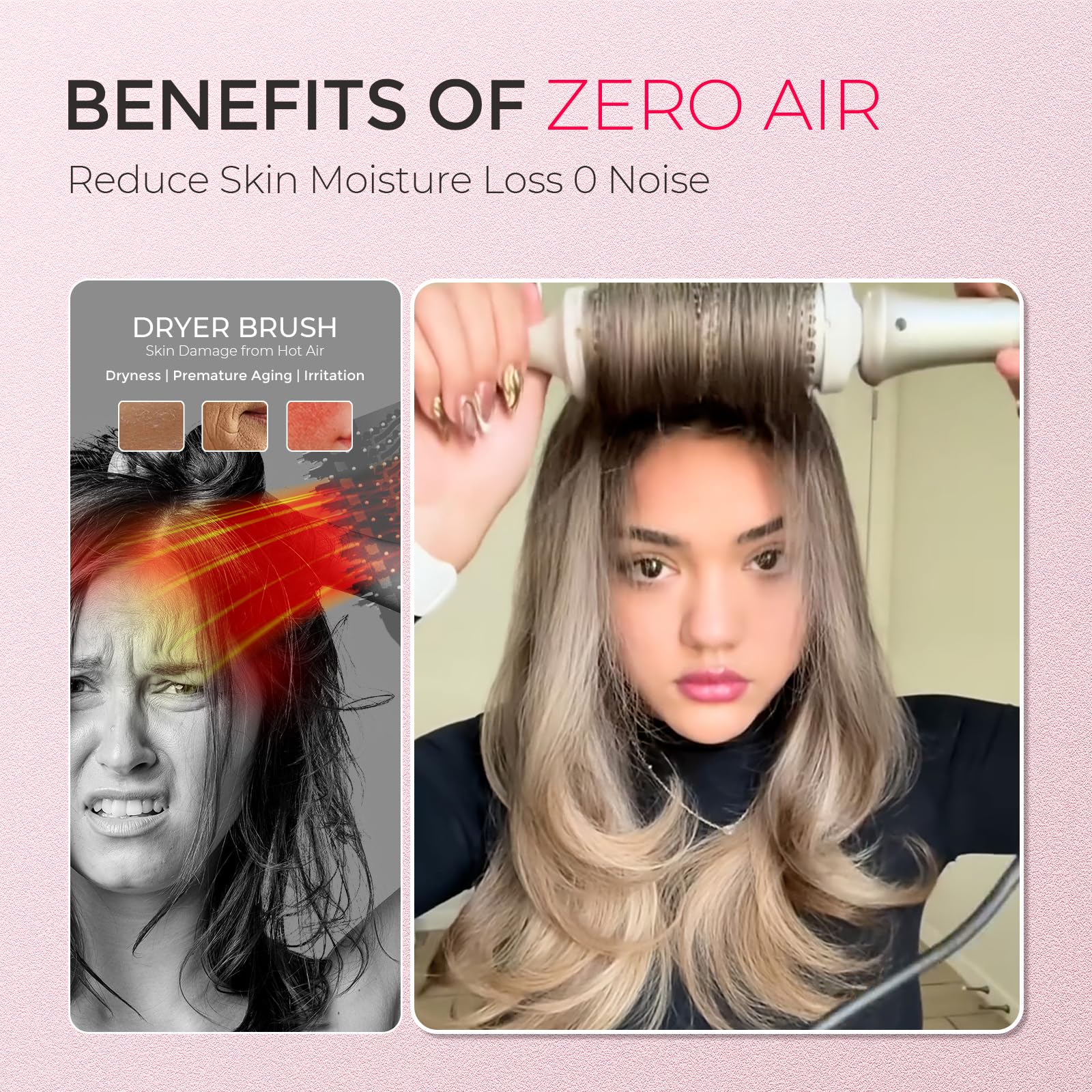 TYMO Stylux frizz-to-smooth shine after styling