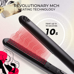 TYMO SWAY heats in about 10 seconds for fast styling without high heat exposure