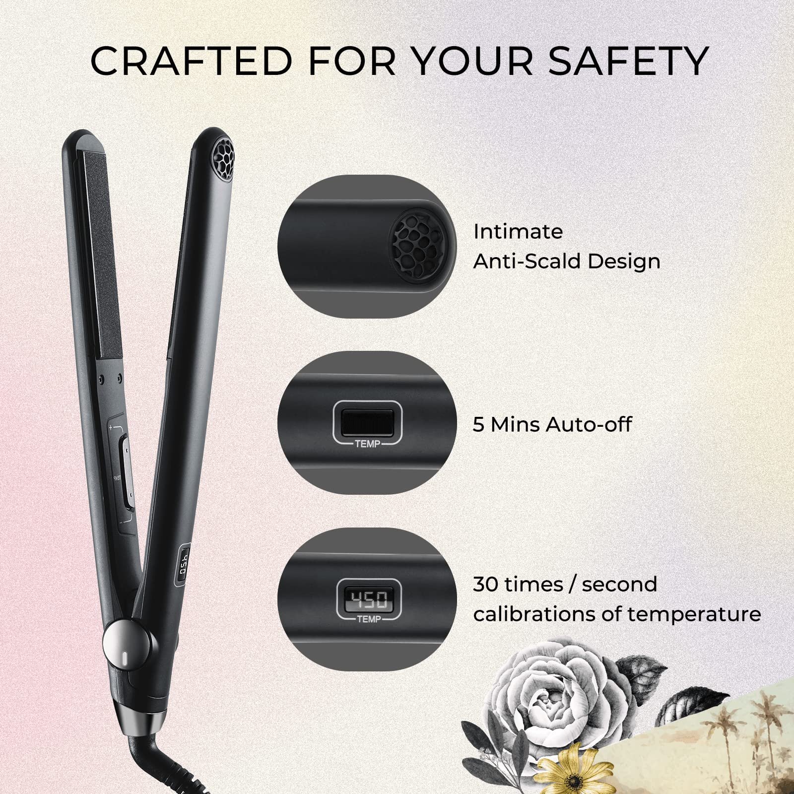 TYMO SWAY compact dual voltage design is travel-ready for international use