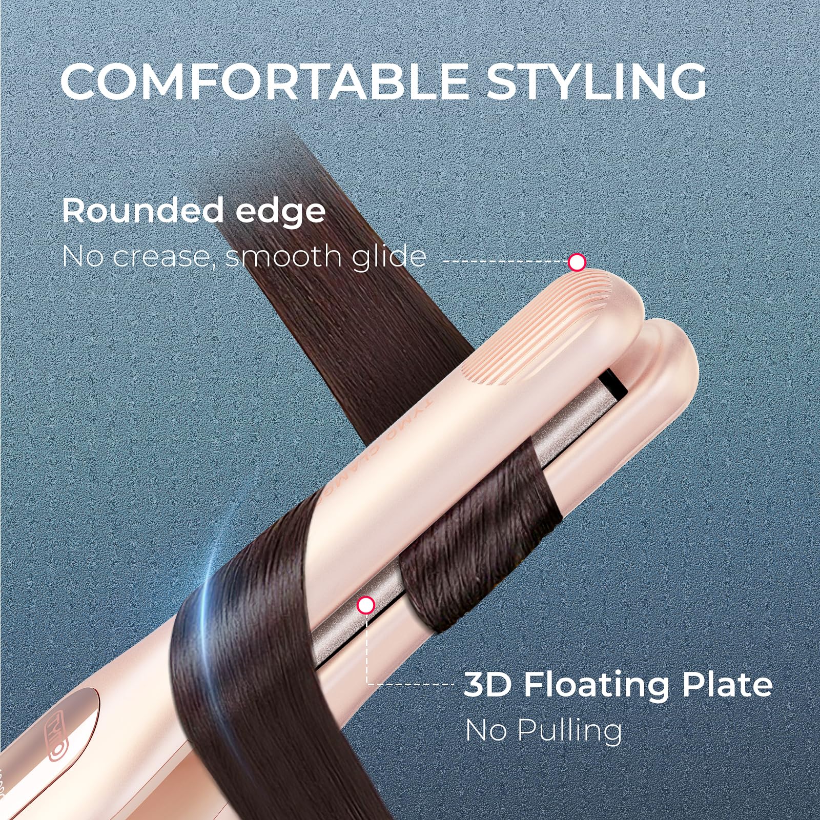 TYMO ultra-portable 0.64 lb design slips easily into purses