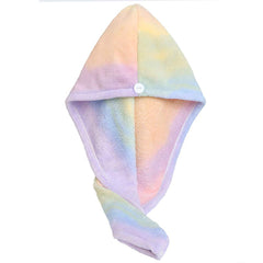 TYONMUJO microfiber hair wrap turban—ultra-absorbent fabric for quick towel dry.