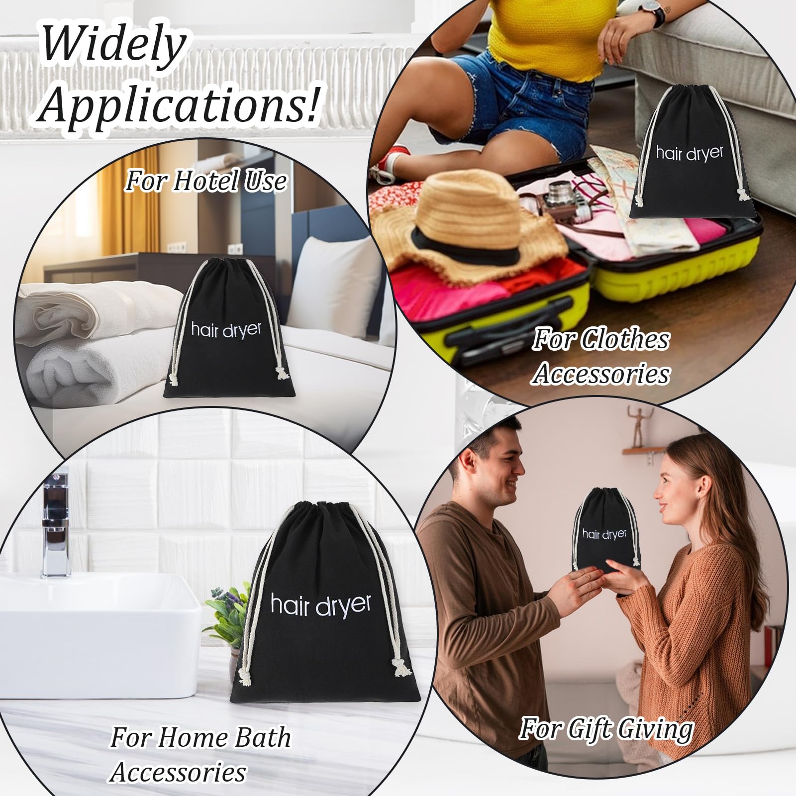 Tyqour elegant modern design adds style to bathroom and travel kits