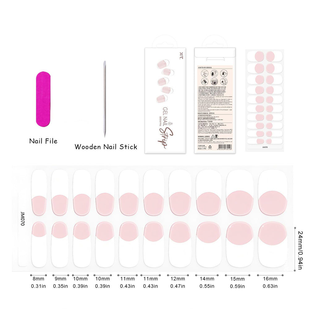 Tyuimhx gel strips cure under UV/LED for long-lasting shine.