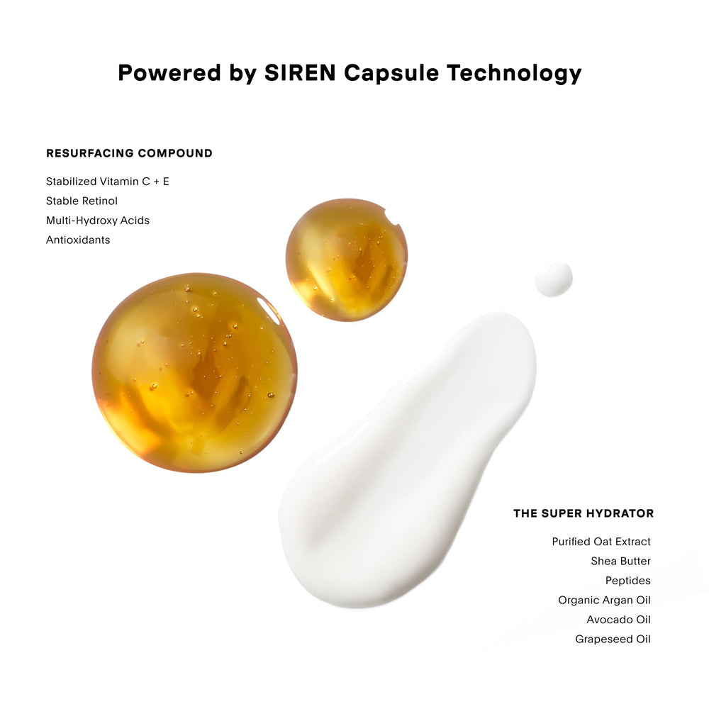 U Beauty Resurfacing Compound dispense demonstrates easy application
