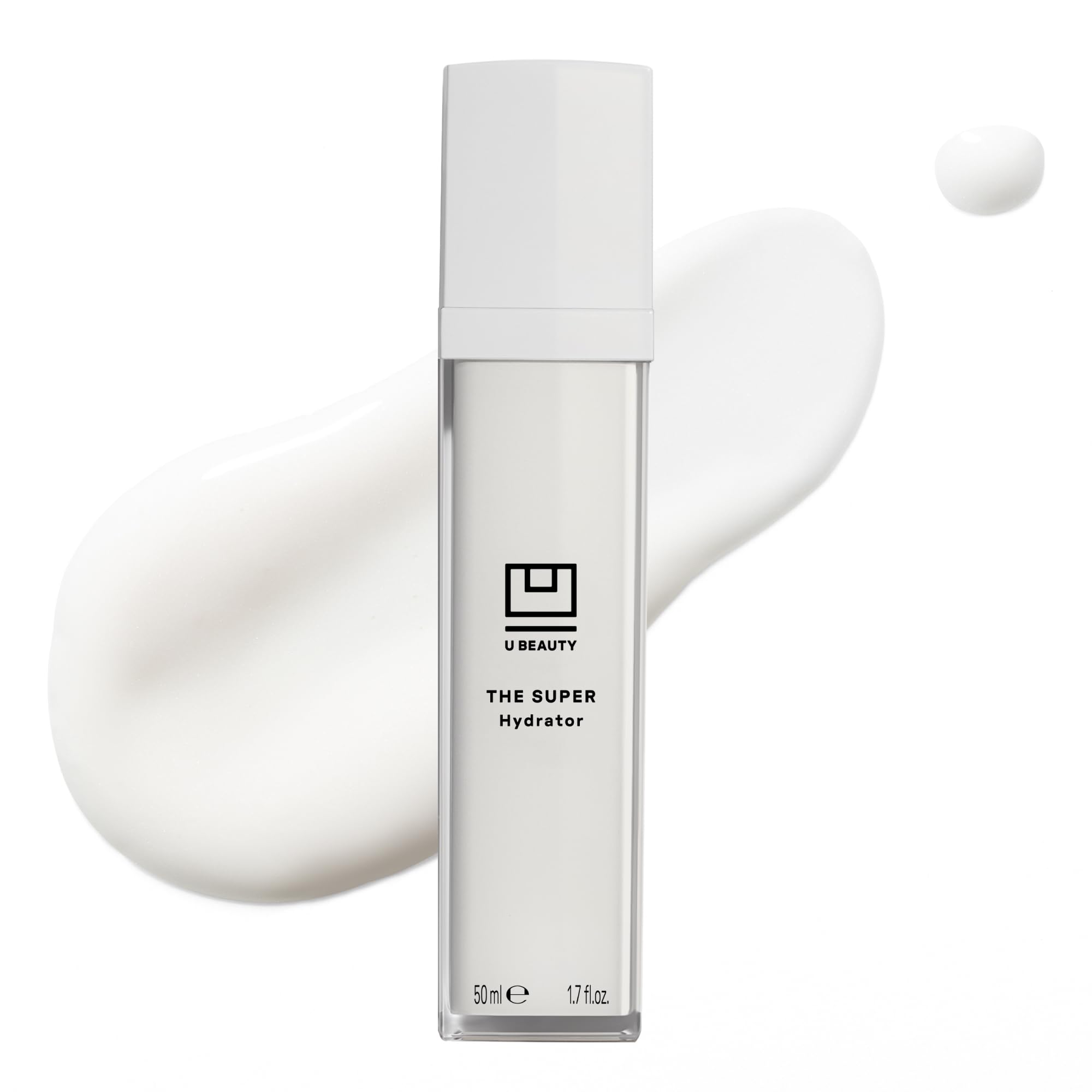 U Beauty The SUPER Hydrator bottle pump for long lasting hydration.