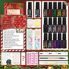 U-Shinein 24-day nail polish collection for daily color moments.