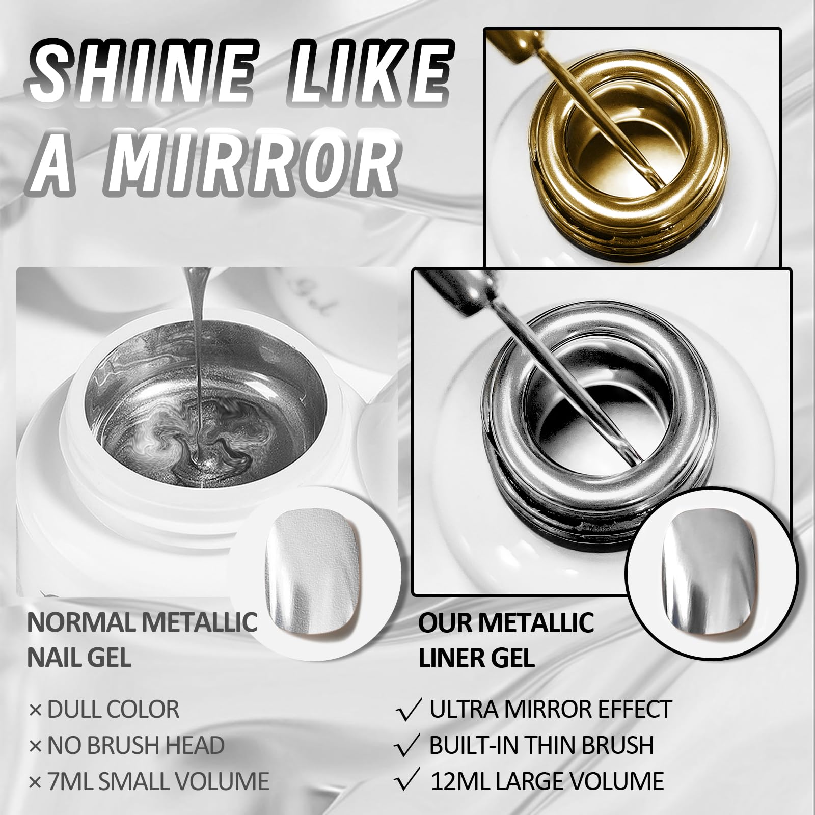 U-Shinein easy-to-use gel ideal for at-home DIY manicures