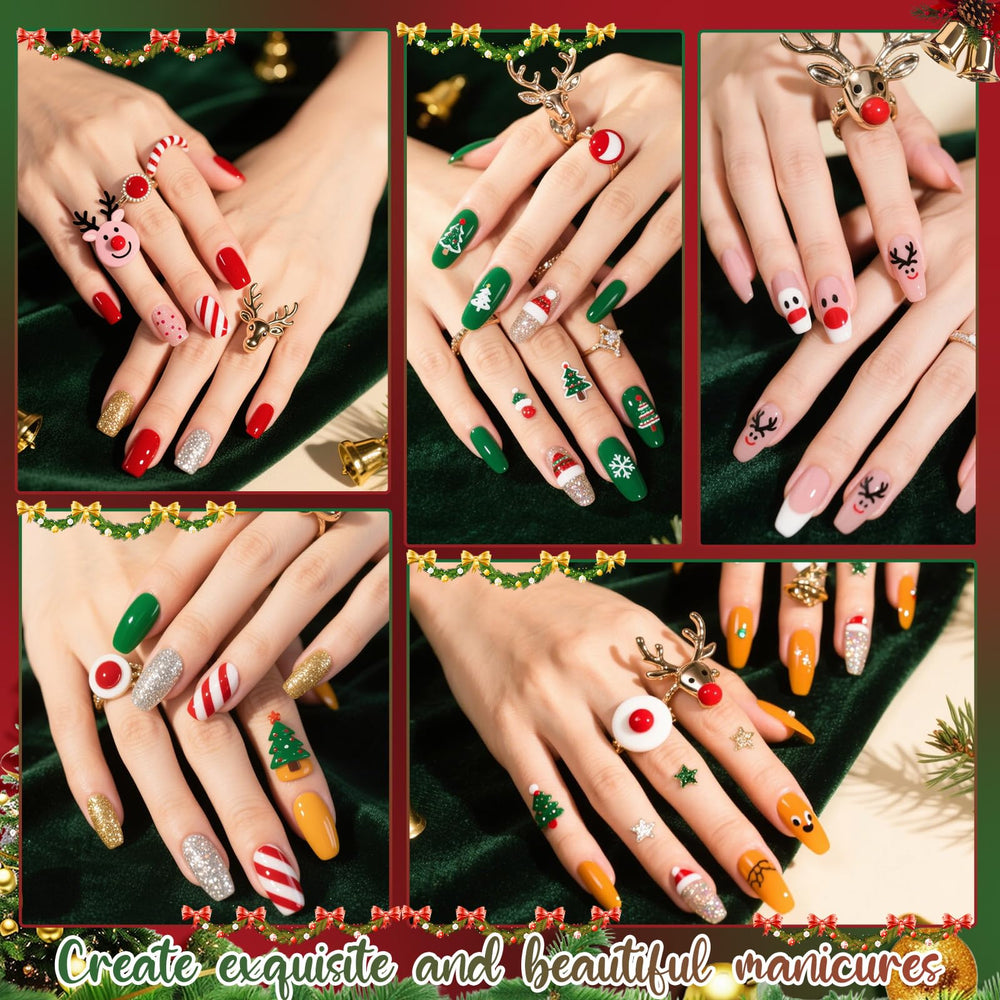 U-Shinein nail file and toe separators for precise nail application.