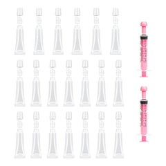 uadbau empty lip gloss tubes 10ml clear for mess-free on-the-go storage