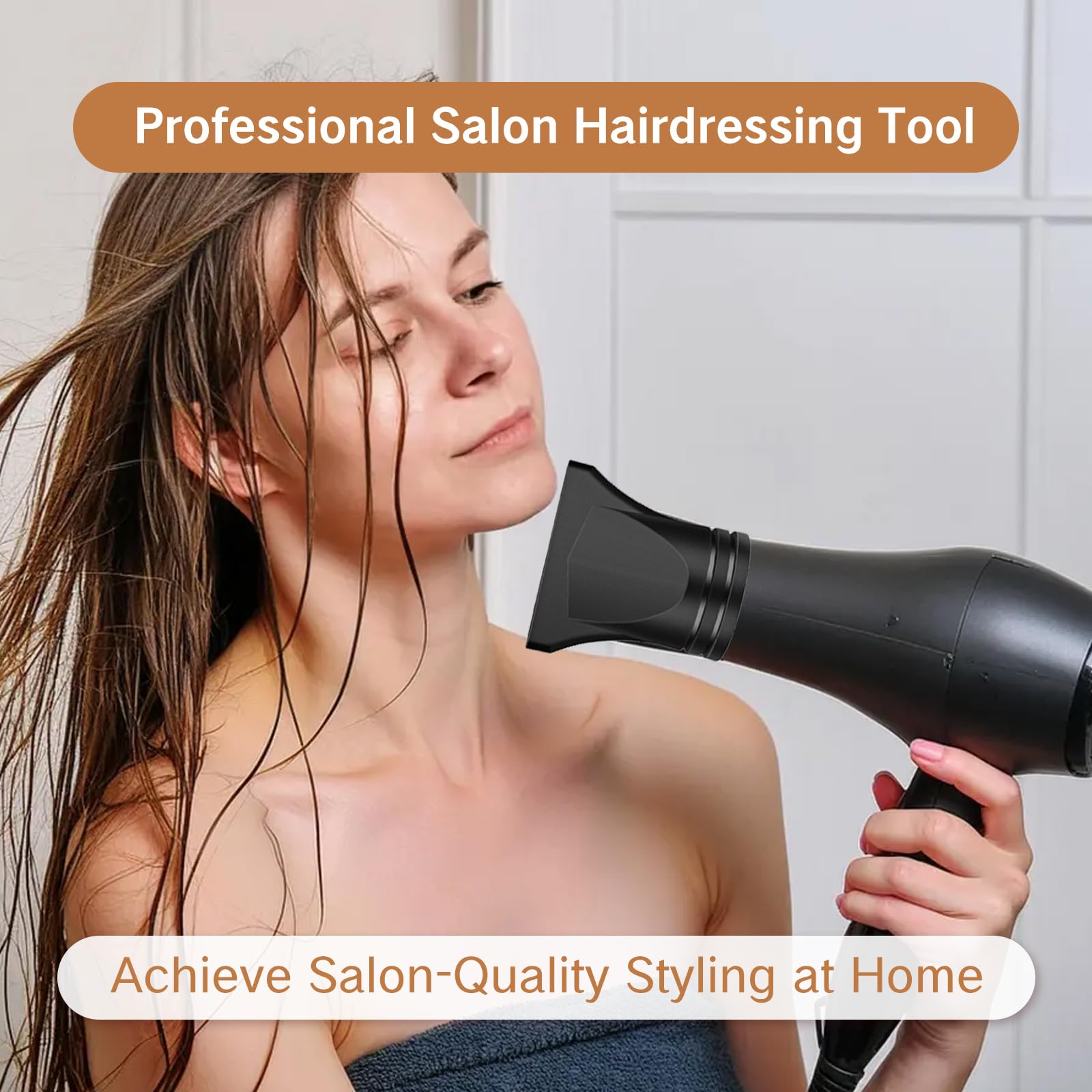 UAIAGM diffuser enables versatile styling from smooth blowouts to voluminous curls.