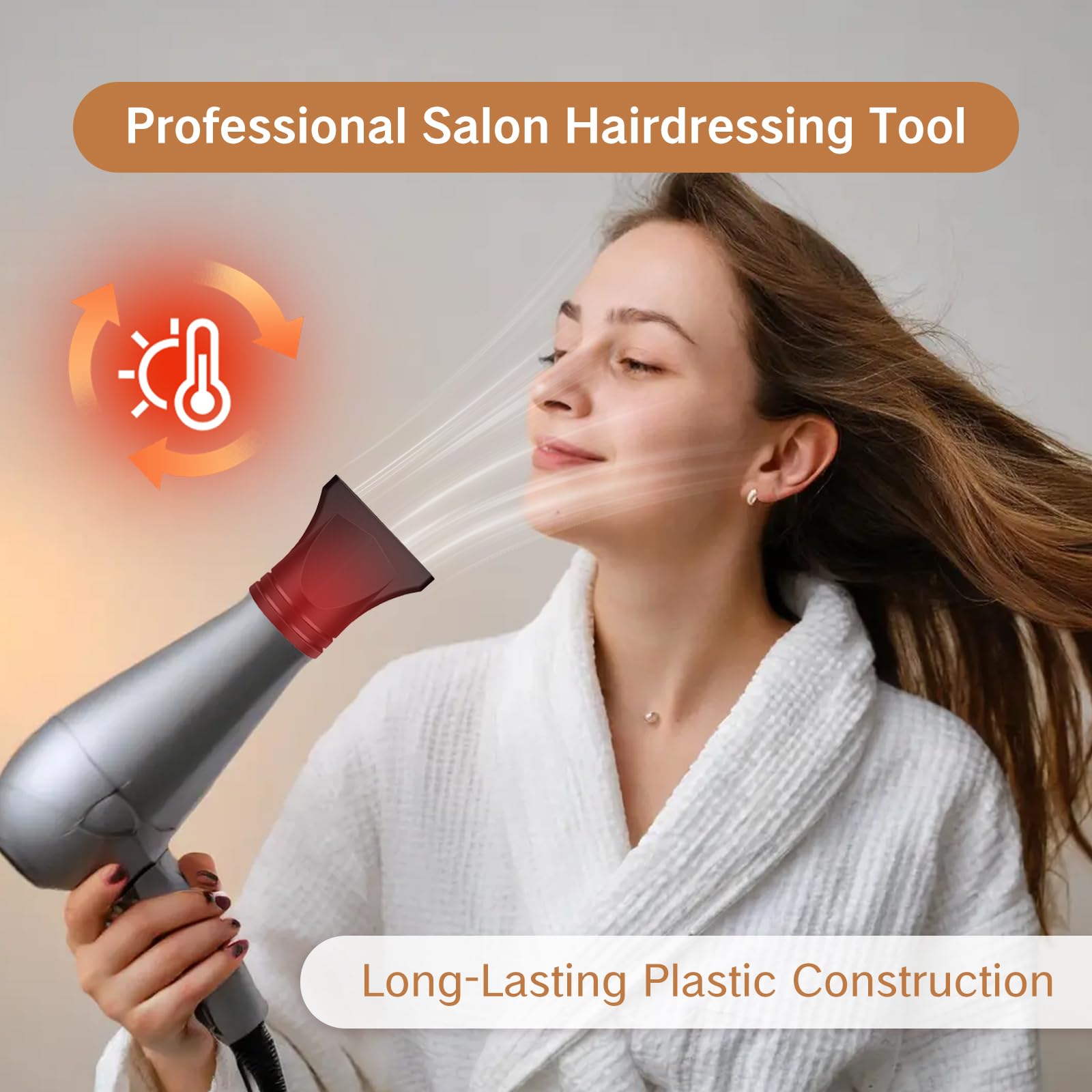 UAIAGM snap-on design simplifies swapping attachments, saving time during busy styling sessions.