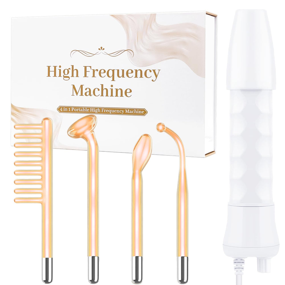Uaike high-frequency wand with mushroom tube for gentle pore cleansing and brightness.