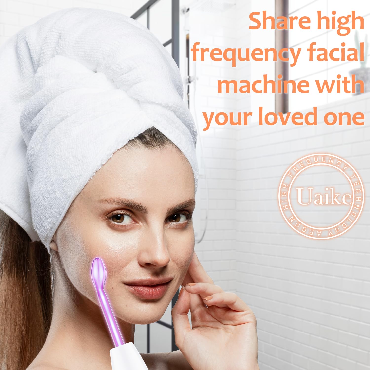 Uaike portable-design wand highlighting travel-friendly skincare tool