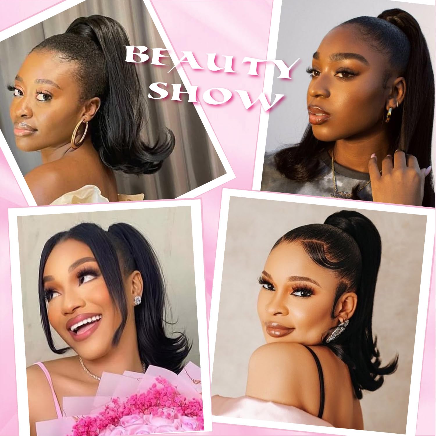UAmy Hair Flick Ponytail Extension ideal for on-the-go events
