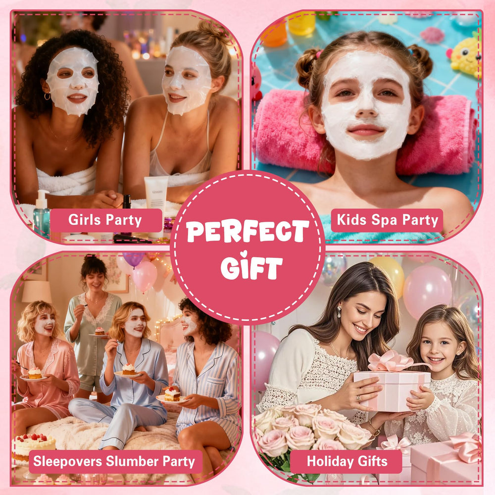 UAOE teens and girls packaging – fun fruit-themed design for spa parties