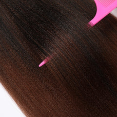 Ubeleco braiding hair ombre 24in hot-water setting demo showcases DIY versatility