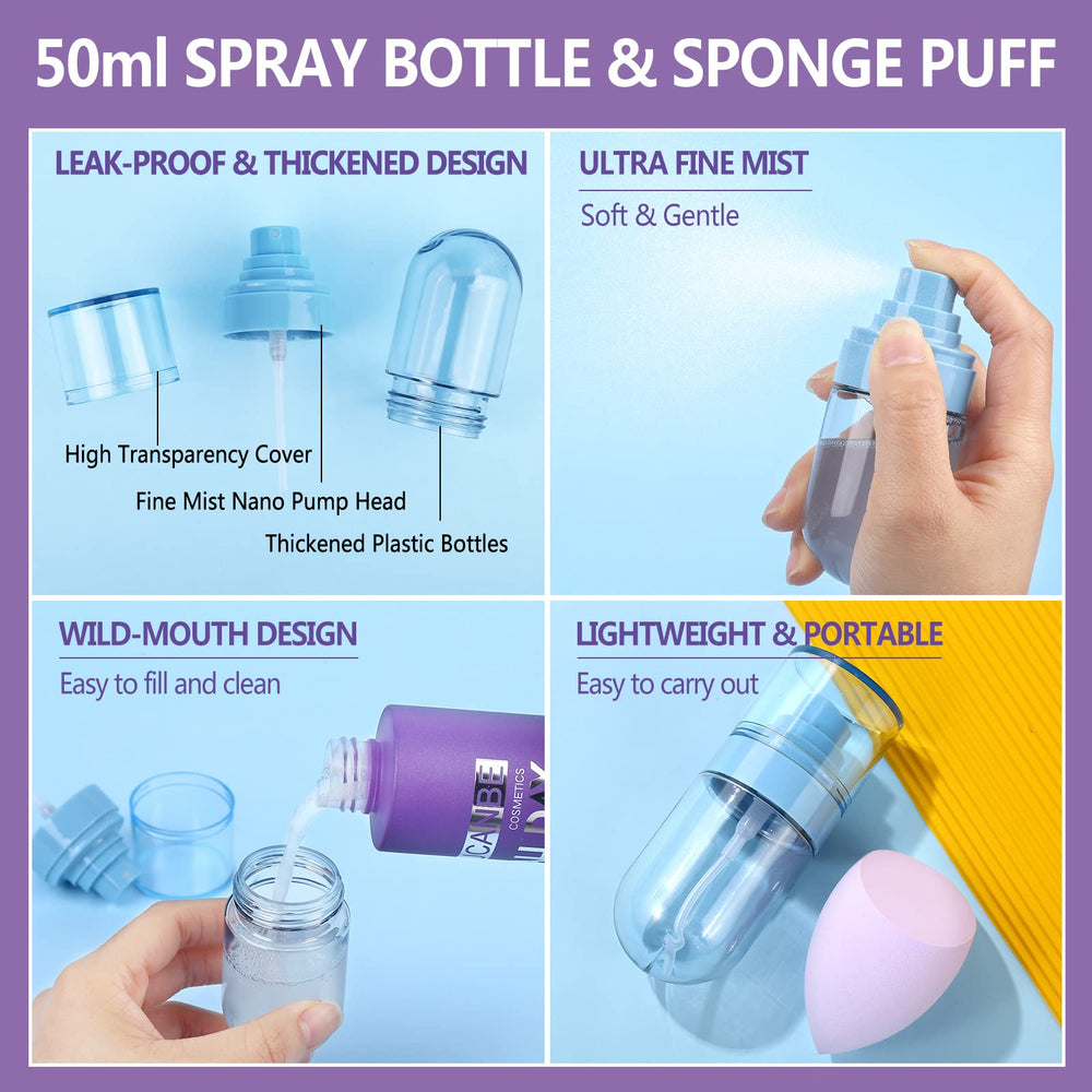 UCANBEMAKEUP matte finish spray reduces shine during wear