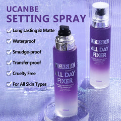 UCANBEMAKEUP travel spray bottle 50 ml for on the go touch ups