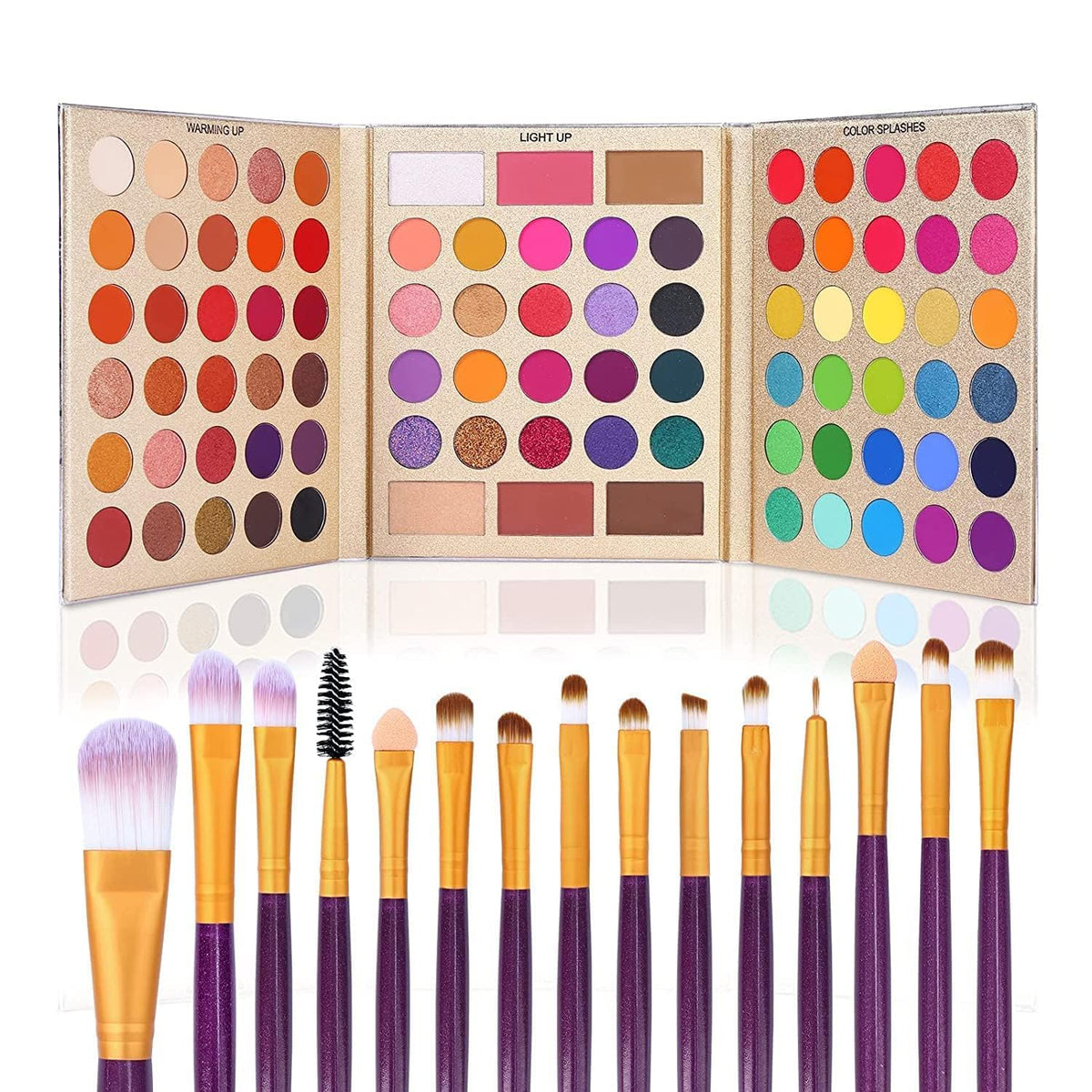 UCANBE 86-colors palette shows a full-range color collection for versatile looks.