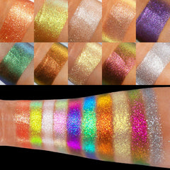 UCANBE chameleon-brilliant-reflective-finish closeup showcases glassy shimmer and color shift.