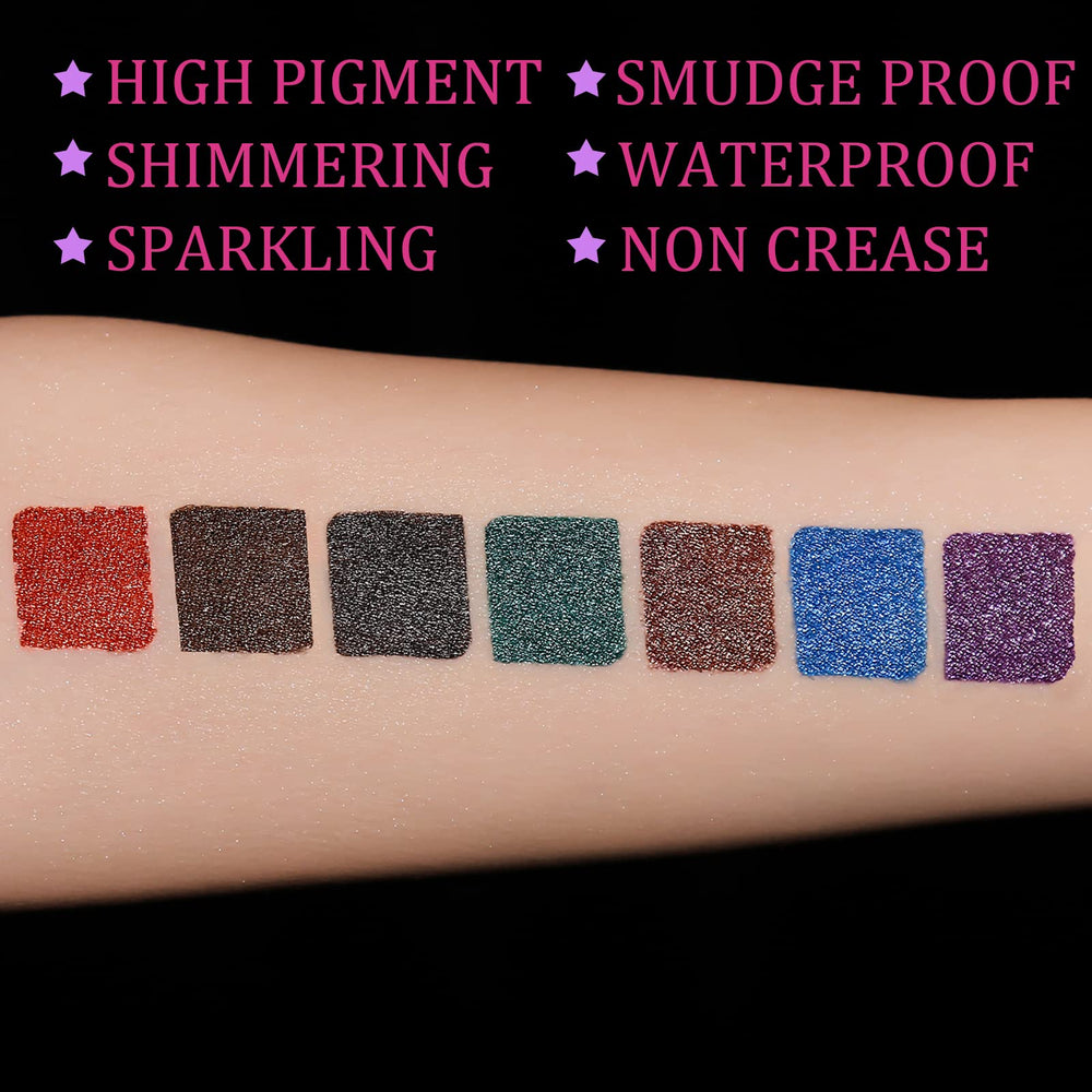 UCANBE coffee-brown shade image highlights subtle everyday glow with shimmering pearls.