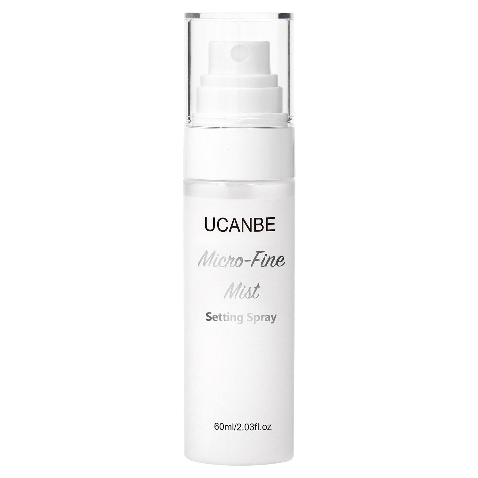 UCANBE dewy setting spray mist closeup for radiant hydration and glow